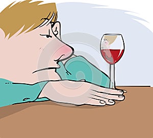 Wine drinker