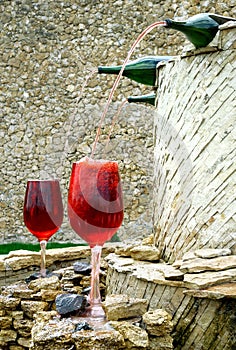Wine fontain