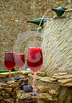 Wine fountain
