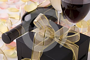 Wine and gift photo