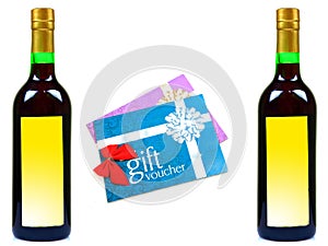 Wine and gift vouchers