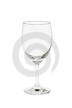 Wine glas isolated on a white background photo