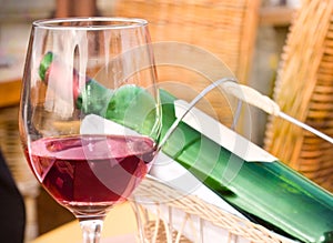 Wine glass photo