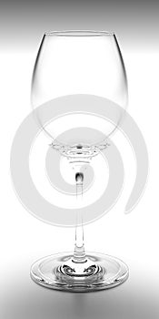 Wine Glass Black & White