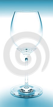 Wine Glass Blue