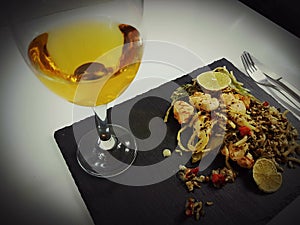 Wine glass whitewine glasswine lunch dinner romantic alcohol drink