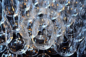 Wine glasses abstract background