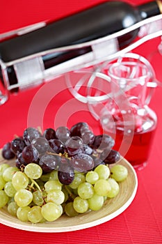 Wine and grapes