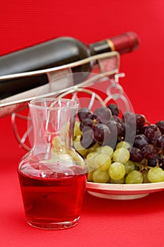 Wine and grapes