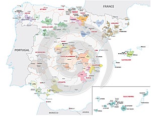 Wine-growing areas in spain photo