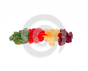 Wine gum per colour