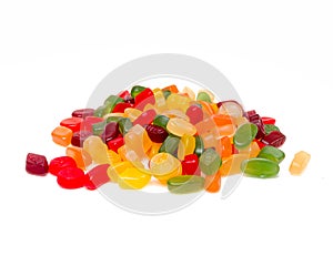 Wine gum pile