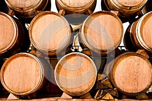 Wine keg barrels