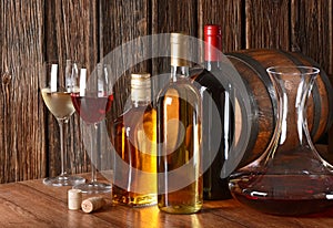 Wine and liquor photo