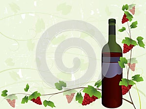 Wine list background