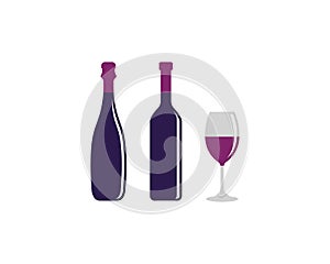 Wine Logo Template vector