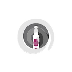 Wine Logo Template vector illustrtion