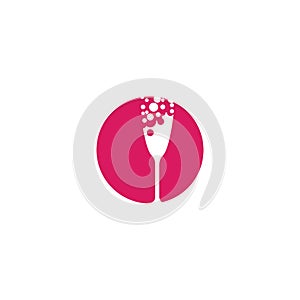 Wine Logo Template vector symbol