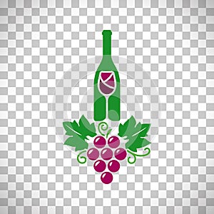 Wine logo transparent background