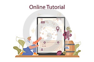 Wine maker online service or platform. Reciepe development,
