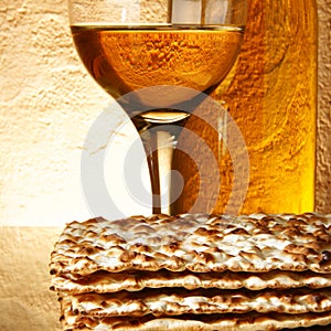 Wine and matzoh