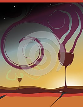 Wine Poster And Flyer Design
