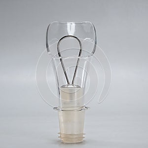 Wine pourer and wine stopper in one