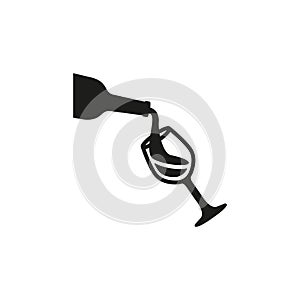 Wine Pouring Icon
