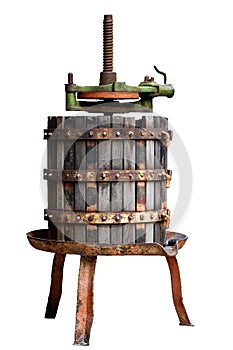 Wine press photo