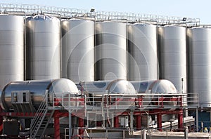 Wine-producing factory in Zapponeta, Italy