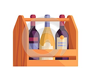 Wine production vector set