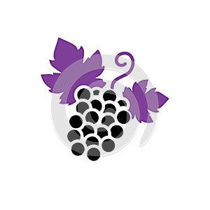 Wine related icon on background for graphic and web design. Simple vector sign. Internet concept symbol for website photo