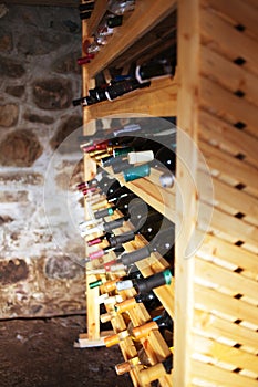 Wine shelves