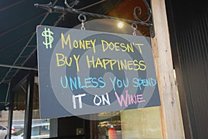Wine Sign photo