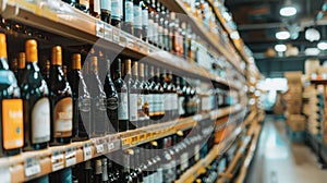 Wine and Spirits Aisle