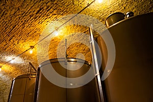 Wine Tanks in an Old Winery