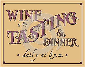 Wine Tasting and Dinner