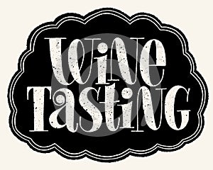 Wine Tasting Hand Lettering