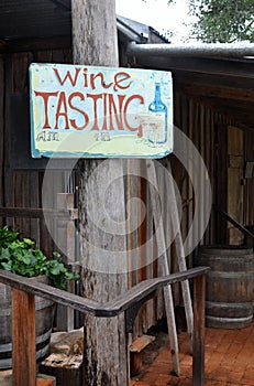 Wine Tasting Notice Board