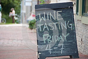 Wine Tasting Sign