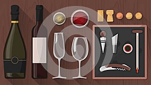 Wine tasting toolkit photo