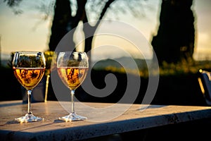 Wine tasting in Tuscany, Italy