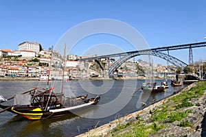 Wine transport boats in Portugal