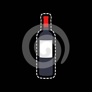 Wine vector illustration