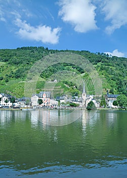 Wine Village of Alf,Mosel Valley,Germany photo