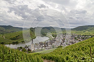 Wine Village in Mosel Valley, Rhineland-Palatinate, Germany