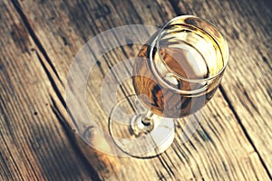 Wine, white, table, wooden, glass, rustic, background, alcohol,