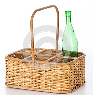 wine wicker basket