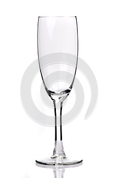 Wineglass isolated over white