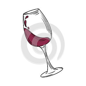 wineglass red wine